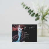 BEAUTY EN PHOENIX, DE DESIGNER VAN DE MODE MAAKT K VISITEKAARTJE (Staand voorkant)