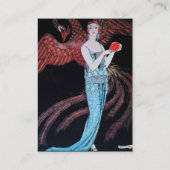 BEAUTY EN PHOENIX, DE DESIGNER VAN DE MODE MAAKT K VISITEKAARTJE (Achterkant)