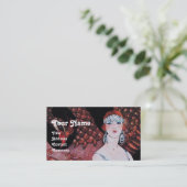 BEAUTY EN PHOENIX, DE DESIGNER VAN DE MODE MAAKT K VISITEKAARTJE (Staand voorkant)