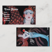 BEAUTY EN PHOENIX, DE DESIGNER VAN DE MODE MAAKT K VISITEKAARTJE (Voorkant / Achterkant)