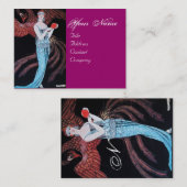 BEAUTY EN PHOENIX, DE DESIGNER VAN DE MODE MAAKT K VISITEKAARTJE (Voorkant / Achterkant)