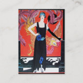 BEAUTY EN PHOENIX, DE DESIGNER VAN DE MODE MAAKT K VISITEKAARTJE (Achterkant)