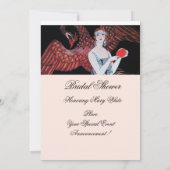 BEAUTY EN PHOENIX VRIJGEZELLENFEEST PARTIJ KAART (Achterkant)