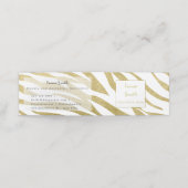 Beauty en Salon loyaliteit Kaart Klantenkaartje (Buitenkant ongevouwen)