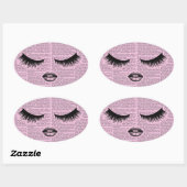 Beauty Fashion Art Pink Sticker (Vel)