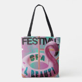 Beauty Festival Canvas tas (Achterkant)