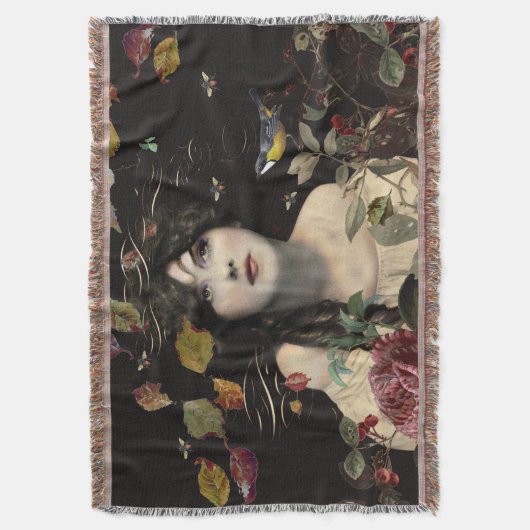 Beauty Floral Deken (Voorkant Verticaal)