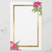 Beauty Florals Hair Stylist White Flyer (Achterkant)