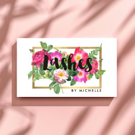 Beauty Florals Lash Extensions Wit Visitekaartje