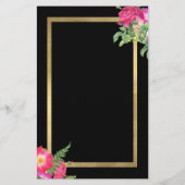 Beauty Florals Nagelstudio Black Flyer (Achterkant)