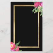 Beauty Florals Nagelstudio Black Flyer (Achterkant)