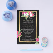 Beauty Florals Nail Salon Price List Service Menu (Enkel)