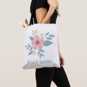 Beauty flower canvas tas (Dichtbij)
