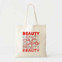 Beauty Flower Line Art Typografieontwerp