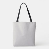 Beauty Flower Line Art Typography Design Canvas ta Tote Bag (Achterkant)