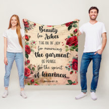 Beauty for Ashes, Jesaja 61:3, Roos Bijbelvers