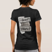 Beauty from Ashes Christelijke Journal Notes T-shirt (Achterkant)