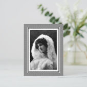  Beauty - Gentle Beauty - in zwart-wit Briefkaart (Staand voorkant)