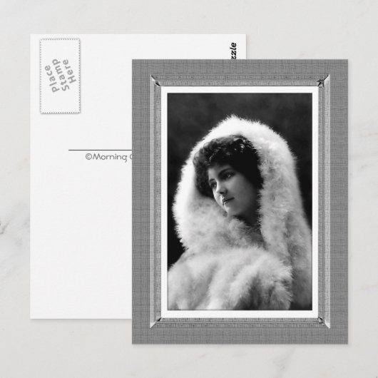  Beauty - Gentle Beauty - in zwart-wit Briefkaart (Voorkant / Achterkant)