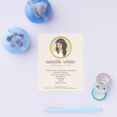 Beauty Girl, Makeup Artist en Hair Sylist Pink Flyer (Enkel)