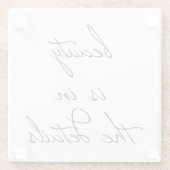 Beauty Glass Onderzetter (Achterkant)