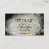 *~* BEAUTY Glitter Gold Fream Silver Glow Visitekaartje (Achterkant)