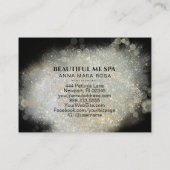 *~* BEAUTY - Glitter Gold Lijst Silver Glow Visitekaartje (Achterkant)