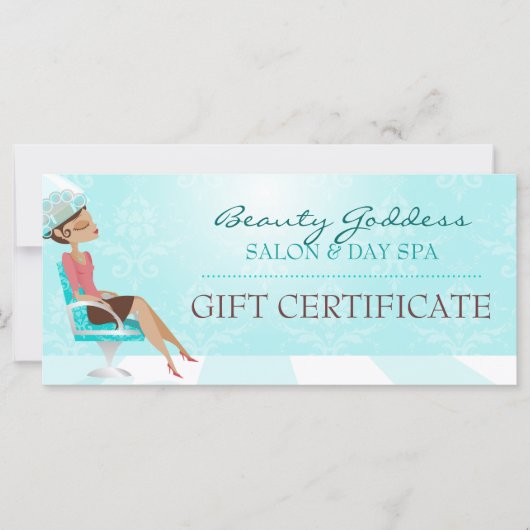 Beauty Goddess Gift Certificate (Voorkant)