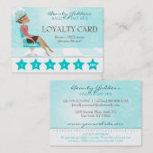 Beauty Goddess Loyalty-kaart Klantenkaartje (Voorkant / Achterkant)