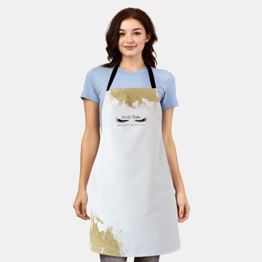 Beauty Gold Dusted Mascara Eye Lashes Luxurious Schort (Gedragen)