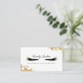 Beauty Gold Dusted Mascara Eye Lashes Luxurious Visitekaartje (Staand voorkant)