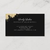 Beauty Gold Dusted Mascara Eye Lashes Luxurious Visitekaartje (Achterkant)