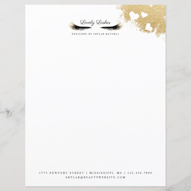 Beauty Gold Dusted Mascara Eyelashes Luxurious (Voorkant)