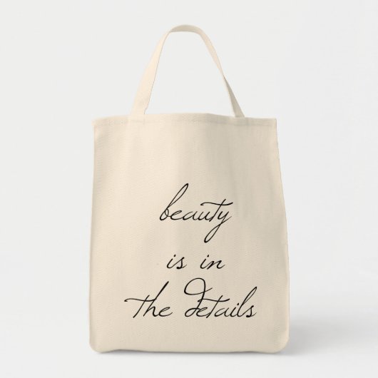 Beauty Grocery Canvas tas (Voorkant)