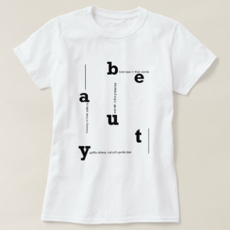 Beauty gym motivatie t-shirt