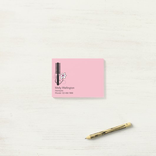 Beauty Haarstylist Post-it® Notes (Op bureau)