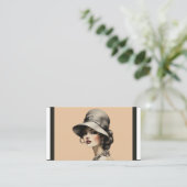  Beauty Haarstylist Salon Parlor Cosmetics Visitekaartje (Staand voorkant)