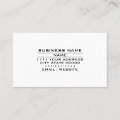  Beauty Haarstylist Salon Parlor Cosmetics Visitekaartje (Achterkant)