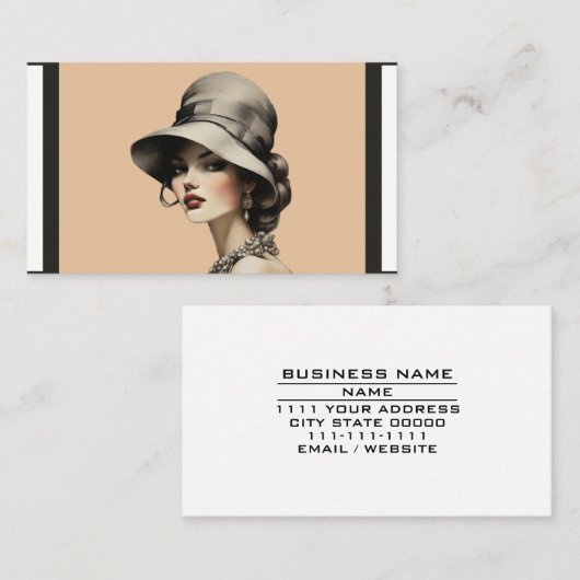  Beauty Haarstylist Salon Parlor Cosmetics Visitekaartje (Voorkant / Achterkant)