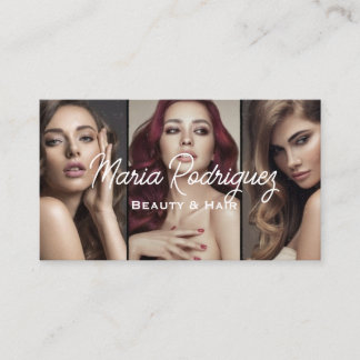 Beauty & Hair Salon Business Card Visitekaartje