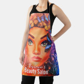 Beauty Hair Salon Fantasy Lady met botervliegen Schort (Insitu)