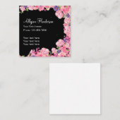 Beauty Hair Stylist Vierkante Visitekaartje (Voorkant / Achterkant)