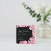 Beauty Hair Stylist Vierkante Visitekaartje (Staand voorkant)