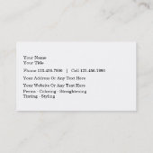 Beauty Hair Visitekaartjes (Achterkant)