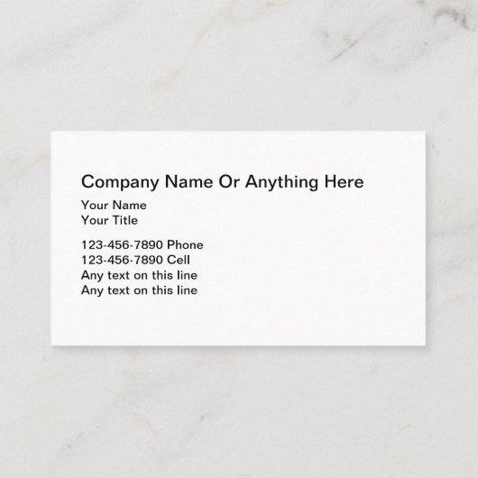 Beauty Hairdresser Visitekaartjes (Achterkant)