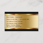 Beauty Hairdresser Visitekaartjes (Achterkant)