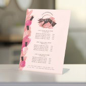 Beauty Hand Nail Poolse Glam Nail-mestprijzen Reclamebord Met Voetstuk