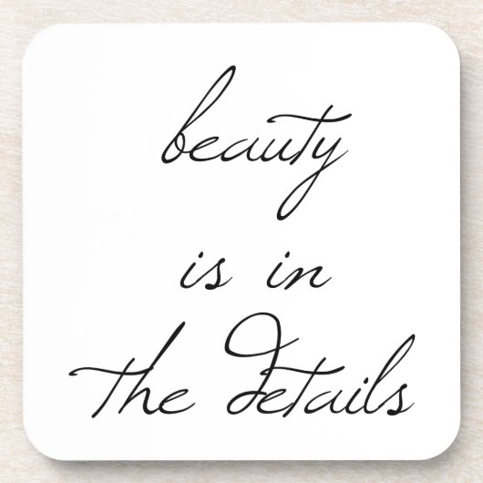 Beauty Hard Plastic Onderzetter (Voorkant)