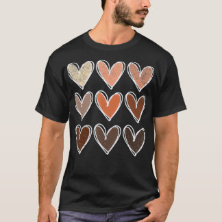 Beauty Has No Skin Tone Black History Melanin Afri T-shirt