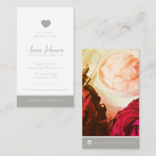 Beauty health company foto aangepast instagram gri visitekaartje